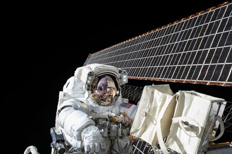 Astronaut Captures Stunning Spacewalk Portrait From Orbit