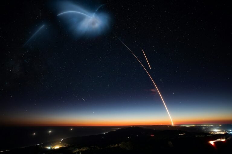 Stunning Aerial Photography Captures Ethereal Rocket Exhaust Phenomenon